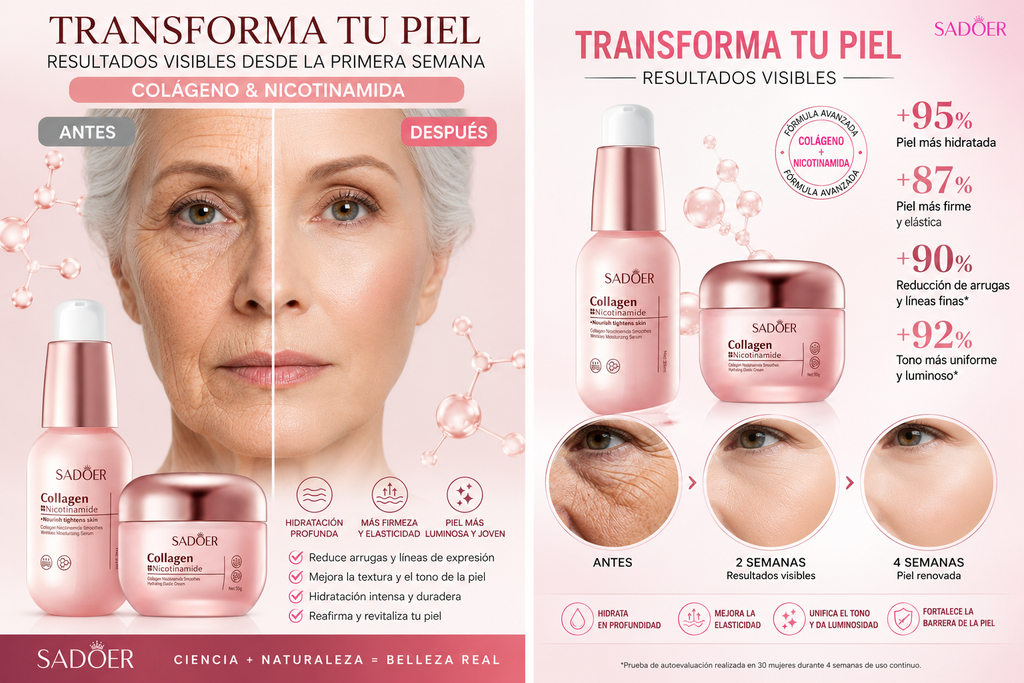 Pack Sérum+Crema Nicotinamida Colágeno