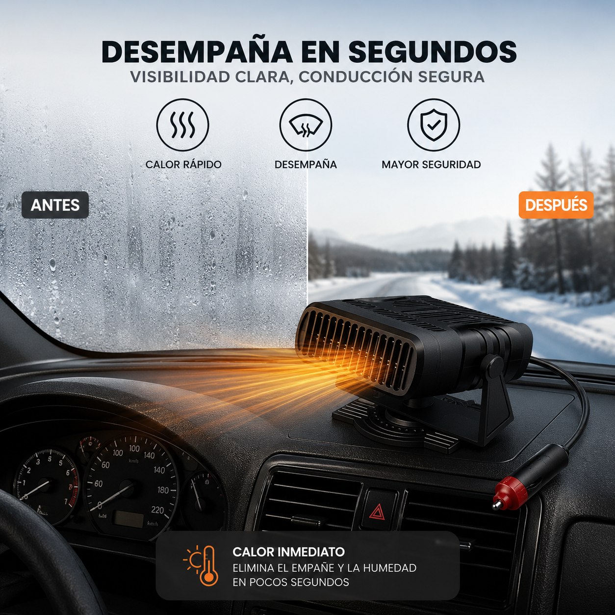 Calentador de coche 12V